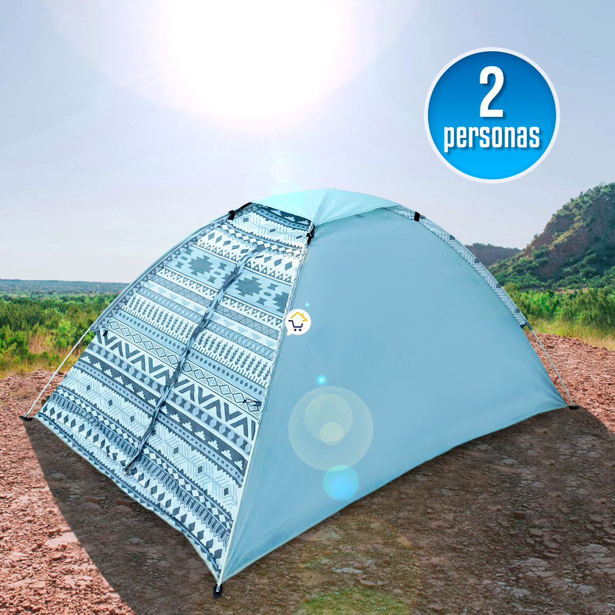 Miniatura 5 de Carpa Camping Semi  2 Persona DC1397